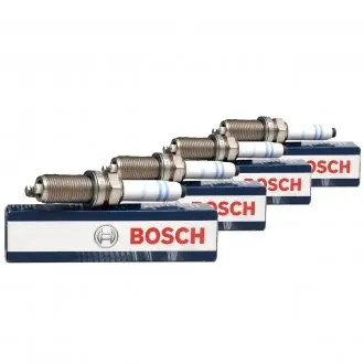 0241245673 Свеча зажигания Audi A4/A6/VW Golf VII/Passat 1.8TFSI/2.0TFSI 11- (Double Platinum) BOSCH подбор по vin на Brocar