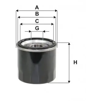 WL7204 Фільтр масляний WIX FILTERS підбір по vin на Brocar