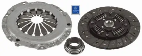3000951403 Комплект зчеплення Daewoo Lanos/Nubira 1.6 16V 97- (d=215mm) (+вижимний) SACHS підбір по vin на Brocar