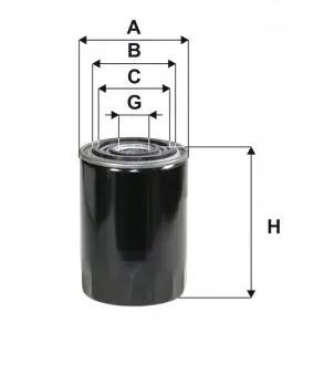 WL7161 Фільтр оливний WIX FILTERS підбір по vin на Brocar