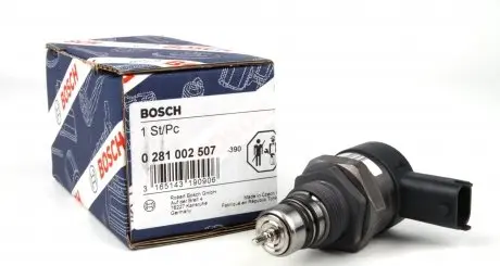 0281002507 Клапан редукційний рейки паливної Fiat Doblo 1.3D Multijet BOSCH підбір по vin на Brocar