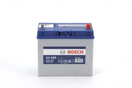 0092S40200 Аккумуляторная батарея 45Ah/330A (238x129x227/+R/B00) Азия BOSCH подбор по vin на Brocar