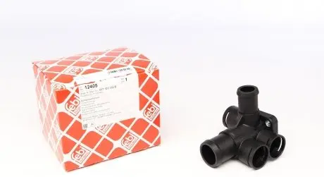 12405 Фланець системи охолодження VW Caddy I/ Passat/T4 1.6-2.0 83-03 FEBI BILSTEIN підбір по vin на Brocar