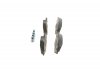 Комплект гальмівних колодок (дискових) (передніх) Citroen Berlingo 00-11/C4 1.6 THP/VTi 04-/Peugeot 207/307 02- 0 986 494 038