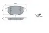 0986494038 Колодки тормозные (передние) Citroen Berlingo 00-11/C4 1.6 THP/VTi 04-/Peugeot 207/307 02- BOSCH підбір по vin на Brocar