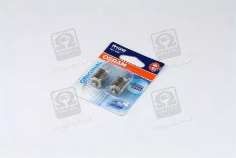 500802B Лампа допоміжн. освітлення R10w 12v 10w Ва15s (2 шт) blister (вир-во OSRAM) OSRAM підбір по vin на Brocar