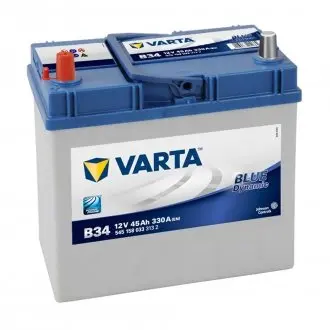 545158033 Аккумулятор 45Ah-12v VARTA BD(B34) (238х129х227),L,EN330 Азия !КАТ. -15% VARTA подбор по vin на Brocar
