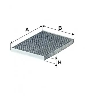 WP9351 Фильтр салона NISSAN QASHQAI 06-, X-TRAIL 07- угольный (пр-во WIX-FILTERS) WIX FILTERS підбір по vin на Brocar