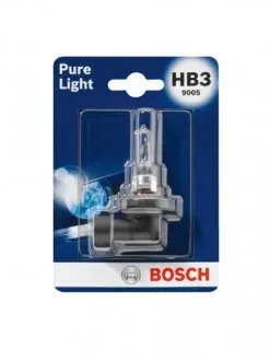 1987301062 Автолампа HB3 12V 60W P20d Pure Light BOSCH підбір по vin на Brocar