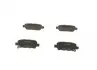 0986494090 Колодки тормозные (задние) Renault Koleos/Nissan Juke/Qashqai/X-Trail/Suzuki 08- (Akebono) BOSCH підбір по vin на Brocar