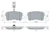 0986494500 Колодки тормозные (задние) Renault Master/Opel Movano 10- (однокатк.) BOSCH підбір по vin на Brocar