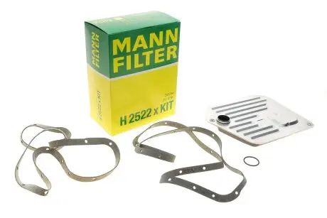 H2522XKIT Фильтр АКПП BMW 5 (E39)/7 (E38)/X5 (E53) M52/M57/M62 94- (c прокладкой) MANN подбор по vin на Brocar