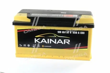 1002611120ZHCH Акумулятор 100Ah - 12V Kainar Standart+ (353х175х190),L,EN850 !КАТ. -15% KAINAR підбір по vin на Brocar