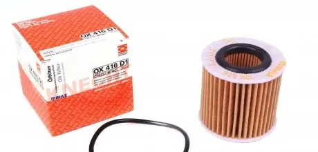 OX416D1 Фільтр масляний Toyota Rav4/Avensis/Land Cruiser 1.6i-2.8D 08- MAHLE / KNECHT підбір по vin на Brocar