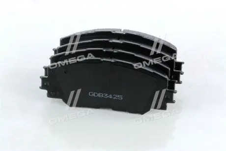 RD24336STD Колодка гальм. диск. STANDARD TOYOTA AURIS/COROLLA/RAV 4 передн. (RIDER) RIDER підбір по vin на Brocar