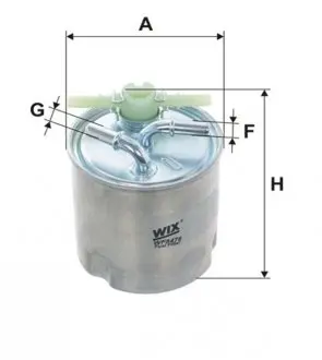 WF8478 Фильтр топл. Nissan Qashqai, X-Trail; Renault Koleos (пр-во WIX-Filtron) WIX FILTERS подбор по vin на Brocar
