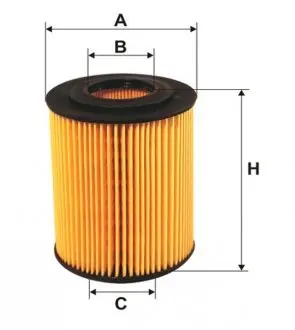 WL7294 Фильтр масляный двигателя HONDA CIVIC WL7294/OE648/4 (пр-во WIX-Filtron) WIX FILTERS подбор по vin на Brocar