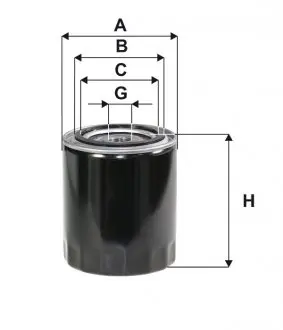 WL7321 Фильтр масляный двигателя AUDI, VW WL7321/OP526/5 (пр-во WIX-Filtron UA) WIX FILTERS подбор по vin на Brocar