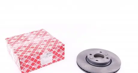 24165 Диск гальмівний (передній) Renault Megane II/Clio II/III 1.2-1.5 dCI 02- (260x22) FEBI BILSTEIN підбір по vin на Brocar