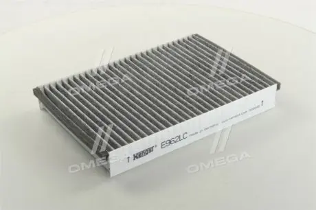 E962LC Фильтр салона RENAULT KANGOO 97-07, MEGANE I 96- угольный (пр-во HENGST) HENGST FILTER подбор по vin на Brocar