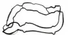 127580 Прокладка кришки клапанів Opel Combo/ Astra F, G/ Vectra B, C 1.4-1.6 16V 95- ELRING підбір по vin на Brocar