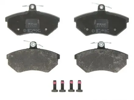 GDB1044 Колодка торм. диск. AUDI 80, VW CADDY, GOLF, PASSAT передн. (пр-во TRW) TRW подбор по vin на Brocar