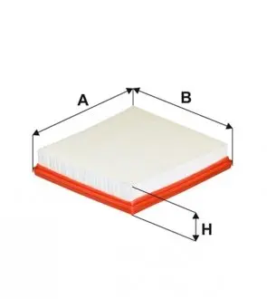 WA9828 Фільтр повітряний WIX FILTERS підбір по vin на Brocar