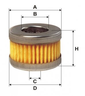 WF8342 Фильтр топл. газ. оборудование LANDI WF8342/PM999/2 (пр-во WIX-Filtron) WIX FILTERS підбір по vin на Brocar