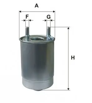 WF8438 Фильтр топл. RENAULT FLUENCE, MEGANE III, SCENIC IV (пр-во WIX-Filtron) WIX FILTERS підбір по vin на Brocar