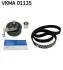 Комплект ременя ГРМ SKODA OCTAVIA I (1U2) 1.8 T 1997 - 2010 (Вир-во SKF) VKMA 01135