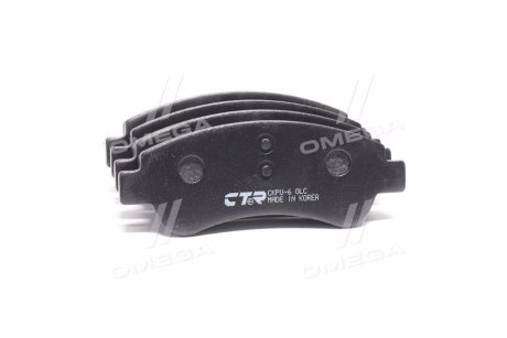 CKPU6 Колодка торм. CITROEN C3, C4, DS3 PEUGEOT 206, 207 передн. (пр-во CTR) CTR подбор по vin на Brocar