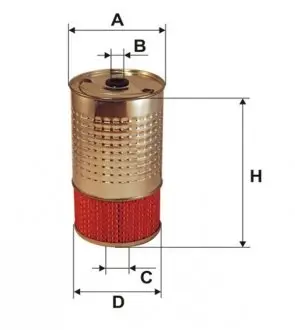 WL7004 Фильтр масляный двигателя MB 124, 202 WL7004/OC602 (пр-во WIX-Filtron) WIX FILTERS подбор по vin на Brocar