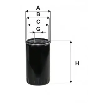 WL7090 Фільтр оливний WIX FILTERS підбір по vin на Brocar