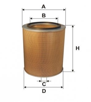 46547E Фільтр повітря WIX FILTERS підбір по vin на Brocar