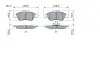 0986424218 Колодки тормозные (передние) MB Sprinter 208-316 96- (Ate) BOSCH підбір по vin на Brocar