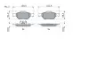0986424558 Колодки гальмівні (передні) Ford Fiesta 95-10/Fusion/Ka 02-12/Puma/Mazda 121 96-03/Mazda 2 03-07 BOSCH підбір по vin на Brocar