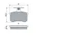 0986494059 Колодки тормозные (задние) Audi 80/90 82-96/A4 95-01/A6 94-97/A8 94-02/Fiat Croma 85-96 BOSCH підбір по vin на Brocar