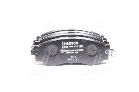 0986494173 Колодки гальмівні (передні) Chevrolet Epica 2.0-2.5D 05- BOSCH підбір по vin на Brocar
