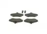 0986424371 Колодки тормозные (передние) Mitsubishi Colt 04-12/Carisma/Space Star/Volvo S40/V40 95-06/Smart 04- BOSCH підбір по vin на Brocar