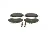 0986424371 Колодки тормозные (передние) Mitsubishi Colt 04-12/Carisma/Space Star/Volvo S40/V40 95-06/Smart 04- BOSCH підбір по vin на Brocar