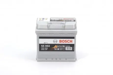 0092S50020 Акумулятор BOSCH 12В 54Ah/530А S5 (R+) BOSCH підбір по vin на Brocar