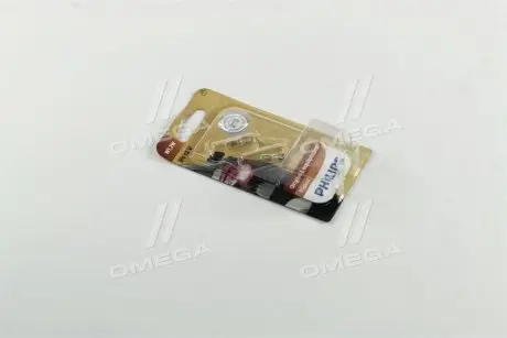 12516B2 Лампа накалу W1,2W 12V 1.2W W2X4,6d 2шт blister (вир-во Philips) PHILIPS підбір по vin на Brocar