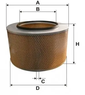 93160E Фильтр воздушный MB ACTROS (TRUCK) 93160E/AM465/1 (пр-во WIX-Filtron) WIX FILTERS підбір по vin на Brocar