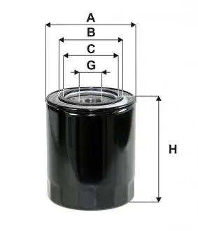 WL7154 Фільтр масляний MITSUBISHI (вир-во WIX-Filtron) WL7154/OP587 WIX FILTERS підбір по vin на Brocar