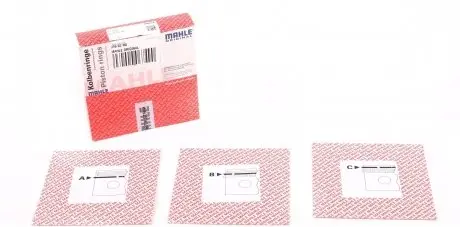 01602N0 Кільця поршневі Ford Connect 1.8TDCI 02- (82.50mm/STD) (1.75-2-2) MAHLE / KNECHT підбір по vin на Brocar