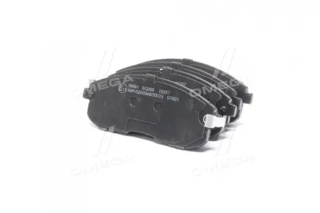 36691 Колодка гальм. диск. NISSAN MAXIMA/MAXIMA QX 89-00 передн. (вир-во ABS) A.B.S. підбір по vin на Brocar