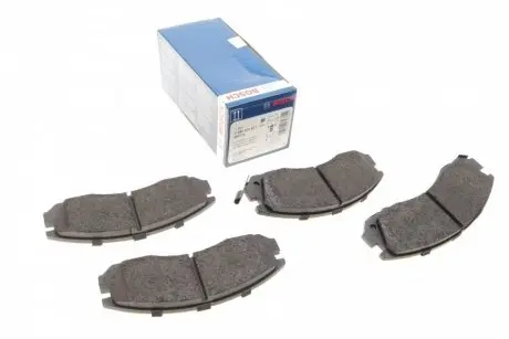 0986424523 Колодки тормозные (передние) Citroen C-Crosser 07-/Mitsubishi Outlander/Pajero 98-/Lancer/L400 94-03 BOSCH подбор по vin на Brocar