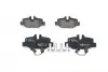 0986494082 Колодки гальмівні (задні) MB Vito/Viano (W639) 03- (+датчики) BOSCH підбір по vin на Brocar