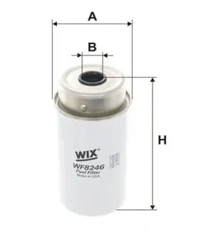 WF8246 Фільтр топл. FORD Transit (вир-во WIX-Filtron) WF8246/PP848/2 WIX FILTERS підбір по vin на Brocar