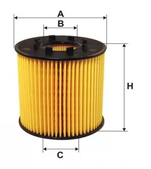 WL7306 Фільтр масляний RENAULT (пр-во WIX-Filtron) WL7306/OE666/1 WIX FILTERS підбір по vin на Brocar
